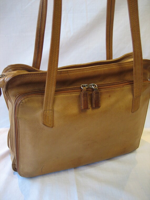 tignanello purse tan