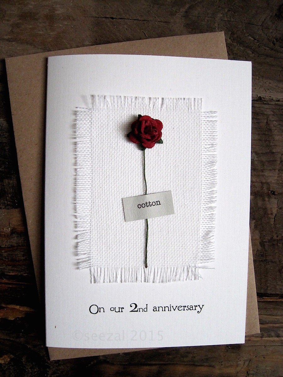Gift Ideas For 2Nd Wedding Anniversary Cotton