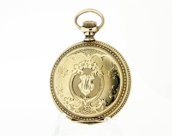 14K Rose Gold Agassiz Pocket Watch Lever by timekeepersinclayton
