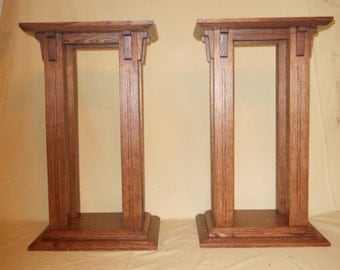 Mission - Arts and Crafts Style Speaker Stands