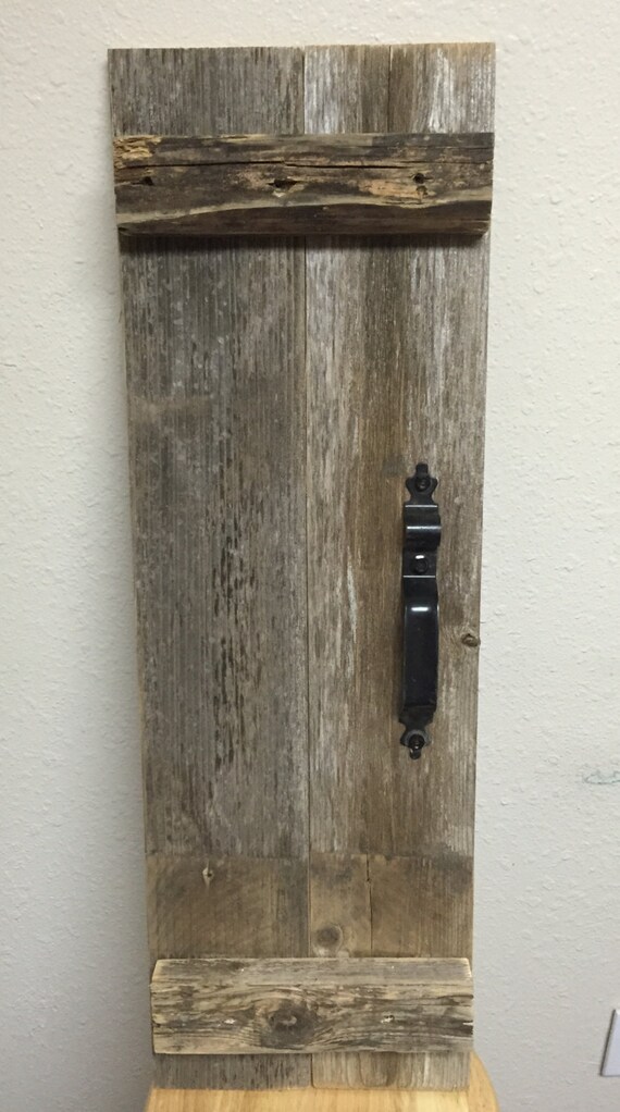 Barn Wood Rustic Decorative Shutter By BarnwoodDecorOkc On Etsy   Il 570xN.763873044 2vfl 