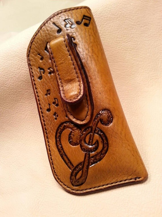 Items similar to Eyeglass Case with optional Pocket or belt clip