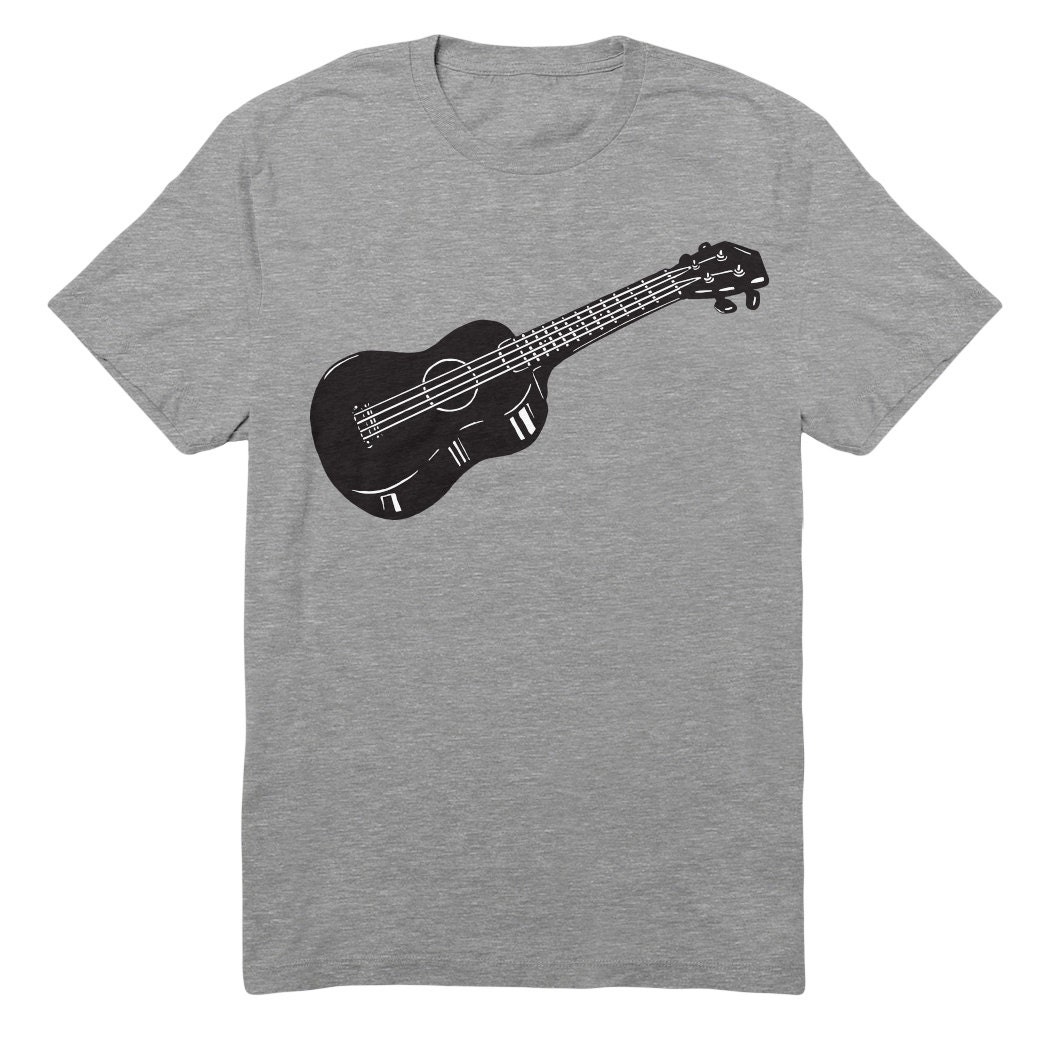 Ukulele TShirt Unisex Ukulele Purest Heather Grey