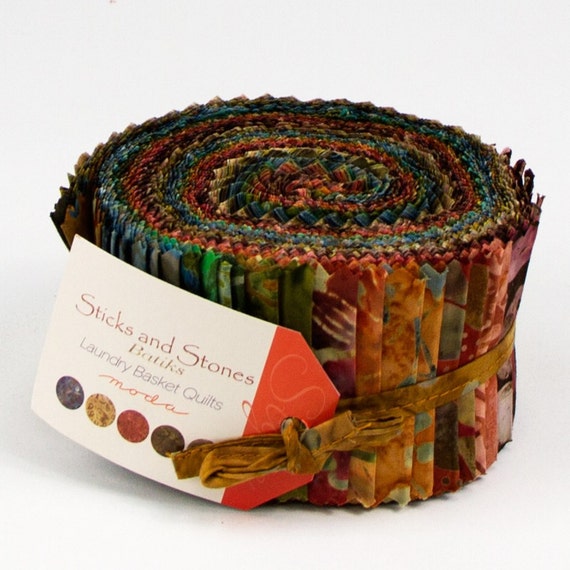 Moda Sticks and Stones Batik Jelly Roll
