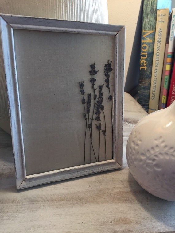 Items similar to Framed lavender on Etsy