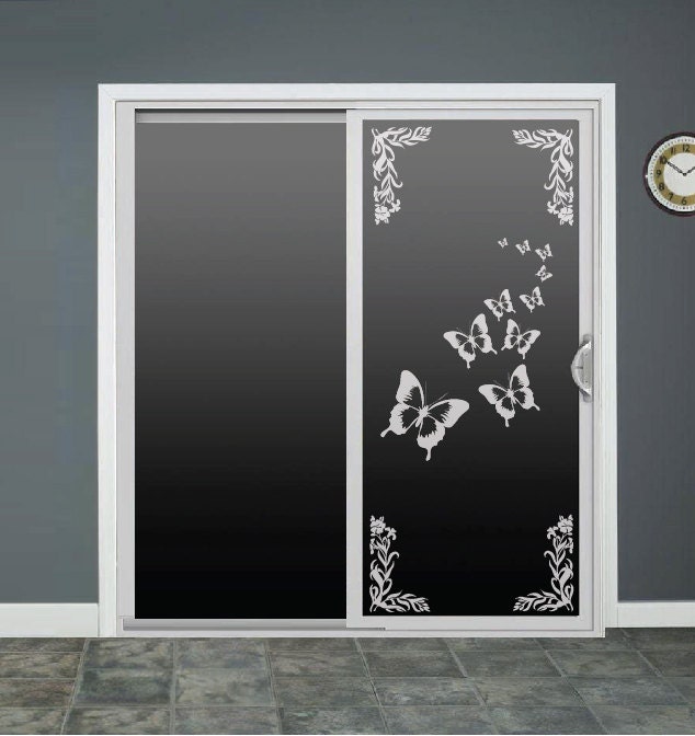 Butterfly Glass Door Decals Sliding Door Decal Door Stickers