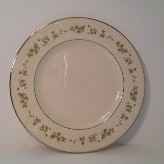 Vintage Lenox Bone China Brookdale Pattern Dinner Plate