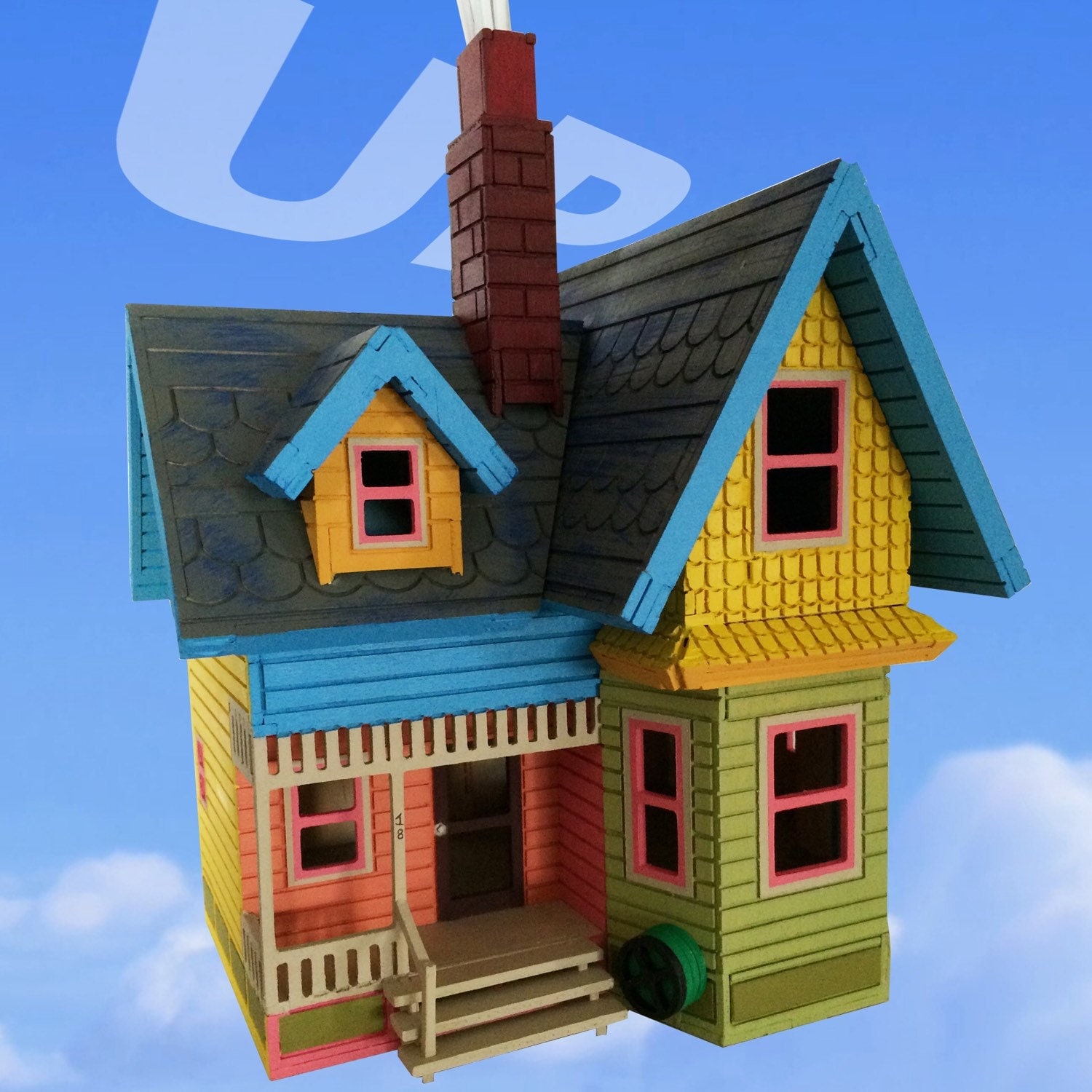 Disney UP House Model Kit By Birdswoodshack On Etsy