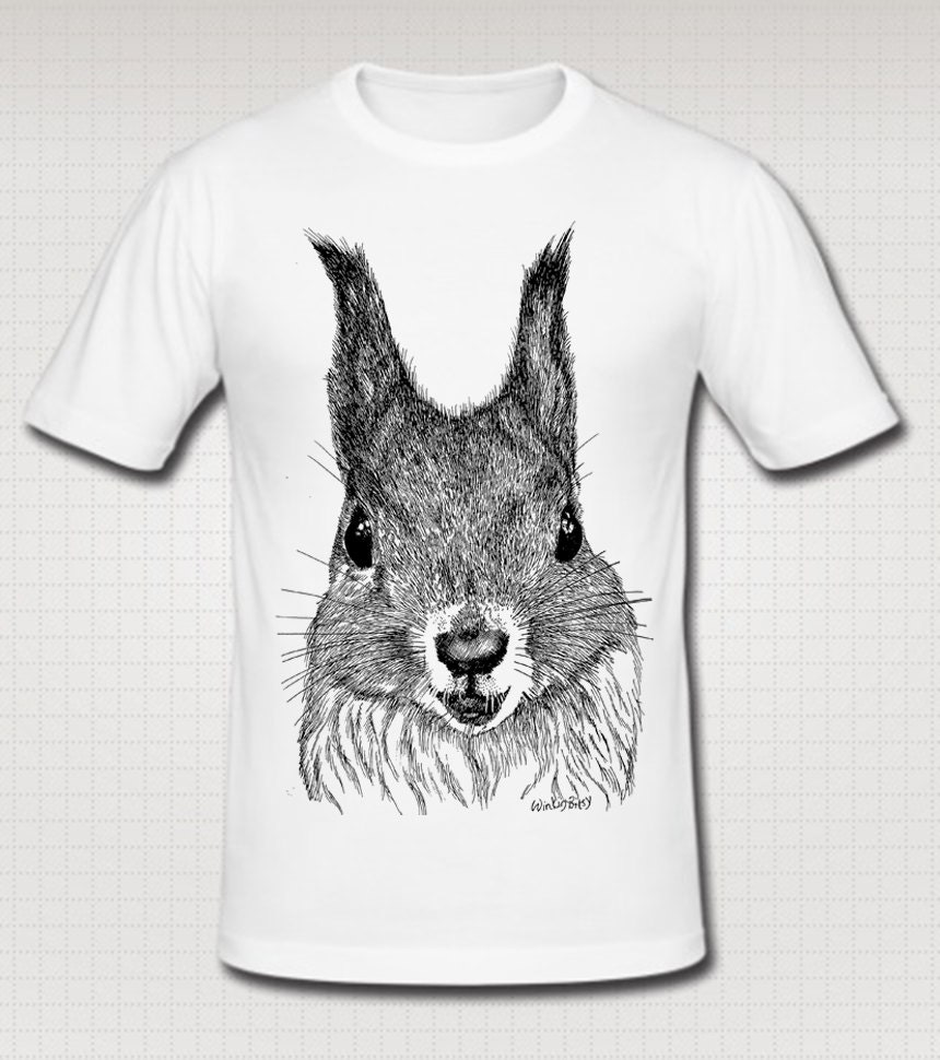 mens squirrel shirt