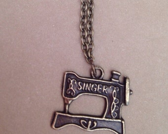 Sewing machine necklace