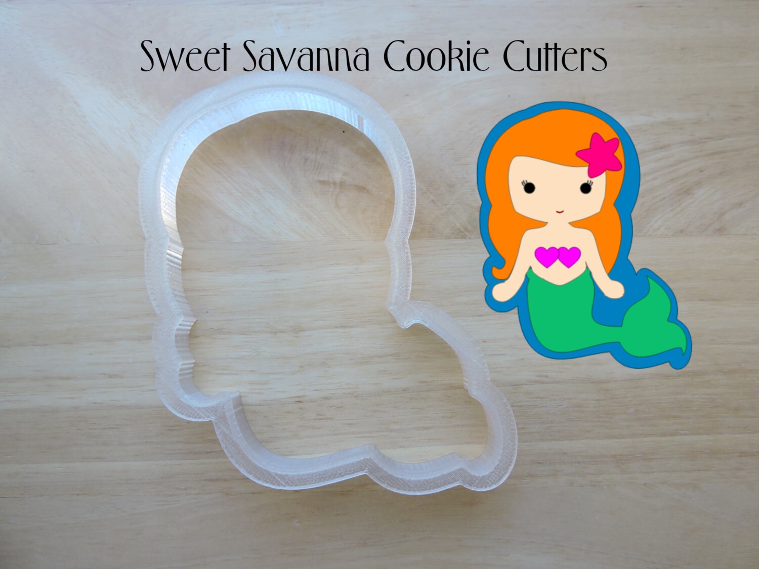 Mermaid Cookie Cutter No2