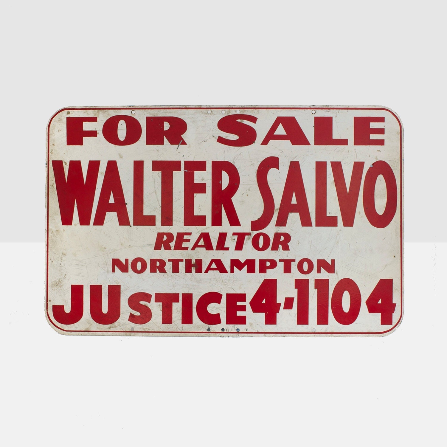 vintage for sale sign metal sign painted metal sign vintage