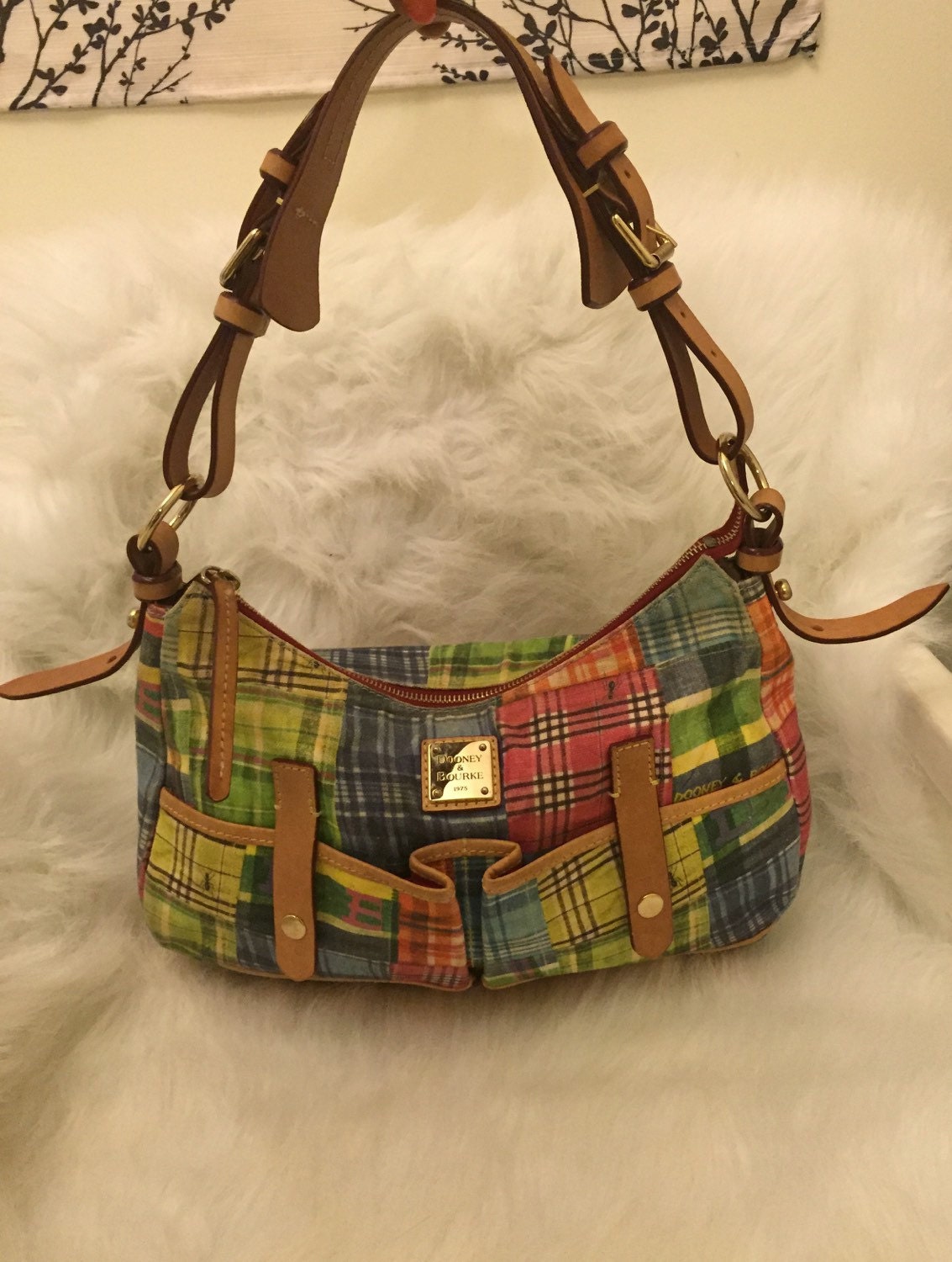 Dooney & Bourke pretty handbag in multi color by Vintagechadez