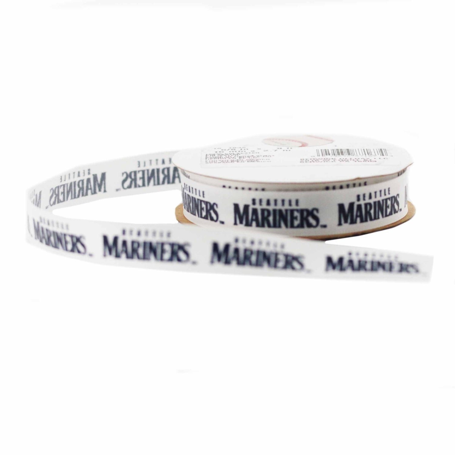 Offray MLB Seattle Mariners Fabric Ribbon 5/8-Inch by 9-Feet