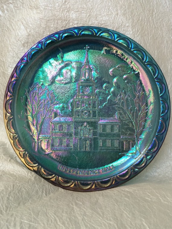 Indiana Glass Co. Bicentennial Collector's Plate