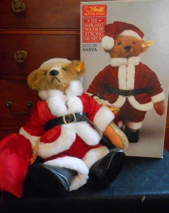 steiff santa bear