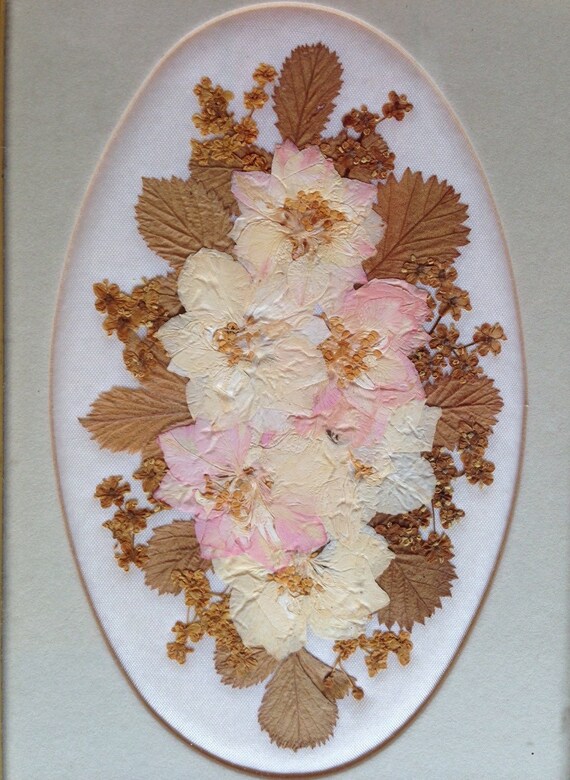 Victorian Style Pressed Flowers by Killorcure on Etsy