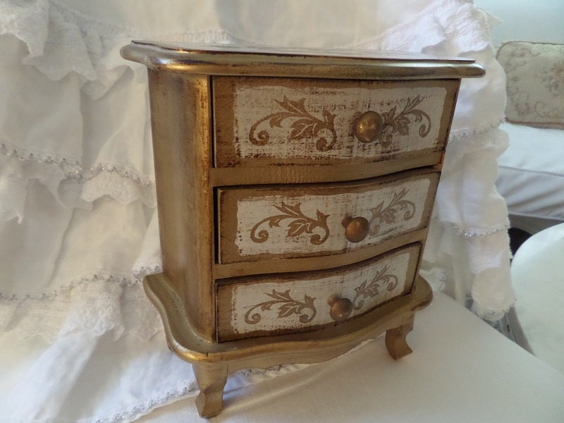 vintage italian florentine shabby chic jewelry box details vintage italian florentine shabby chic jewelry box details