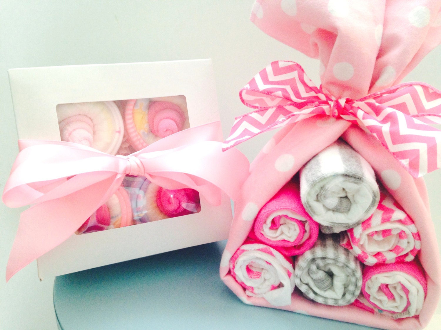 Stork Bundle Baby Set Baby Shower Gift by InspiredGiftBaskets