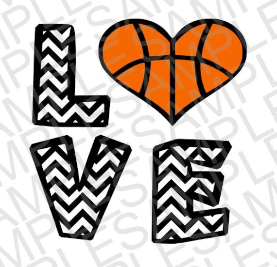 Download Love Basketball SVG DXF and JPEG Digital by MissAddisonsCloset
