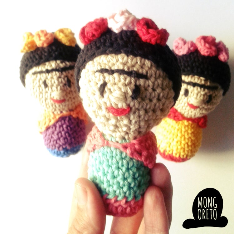 Amigurumi Pattern Frida Kahlo by Mongoreto on Etsy