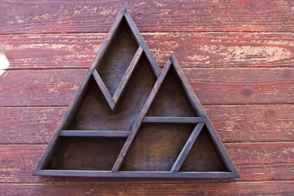 Large Mountain Geometric Shelf