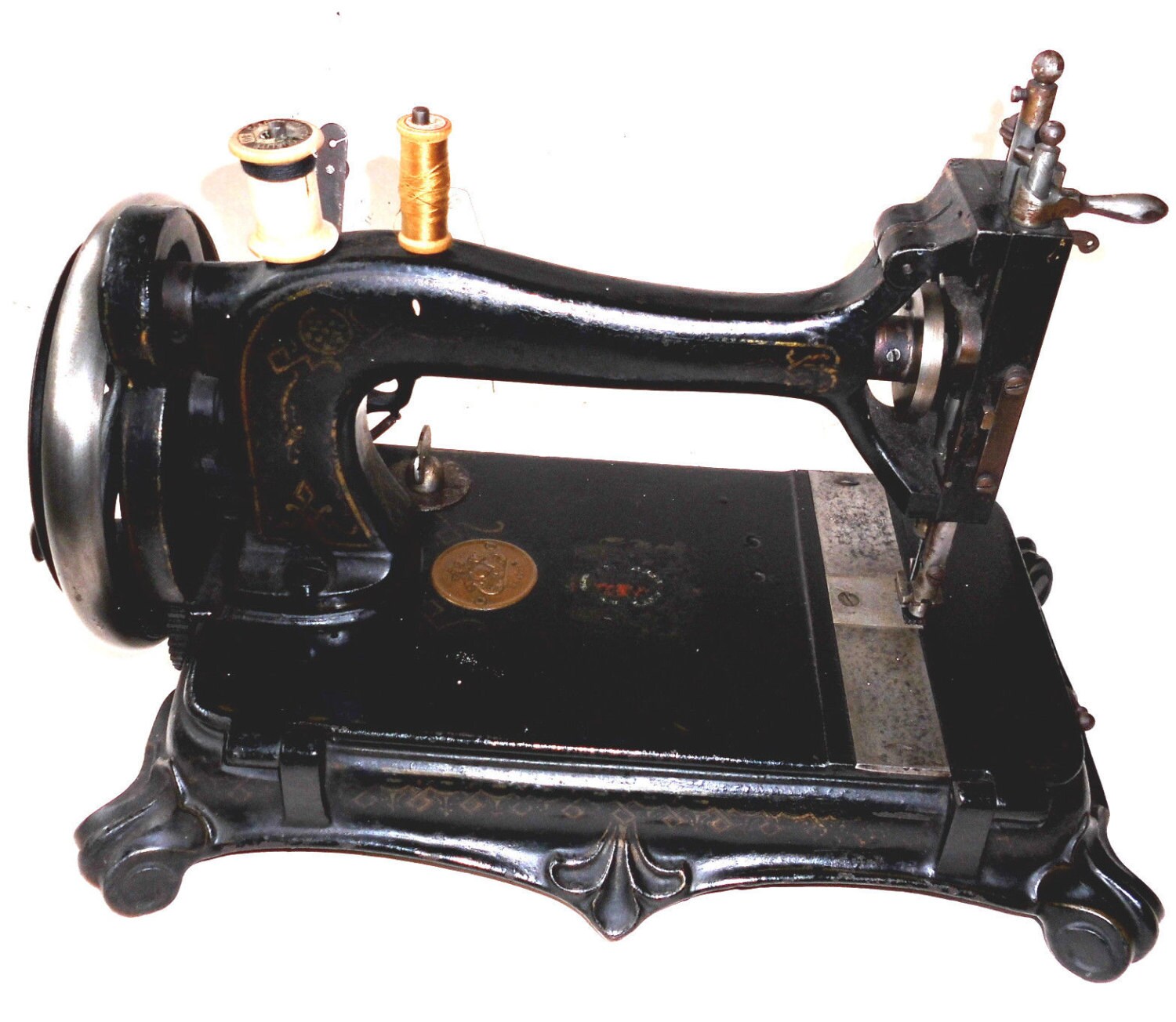 antique german Sewing Machine by G.N.Cc a A. GRIMME by dutchclocks