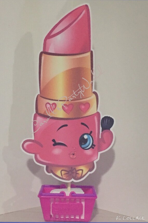 8.25 Shopkins Lipstick Centerpiece by CarollsPartyWorld on Etsy