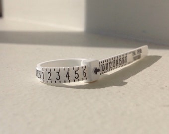Ring Sizer, Ring Sizing Tool, Adjustable Ring Sizer, Finger Measuring Tool / U.S Sizing / Free shipping in Australia