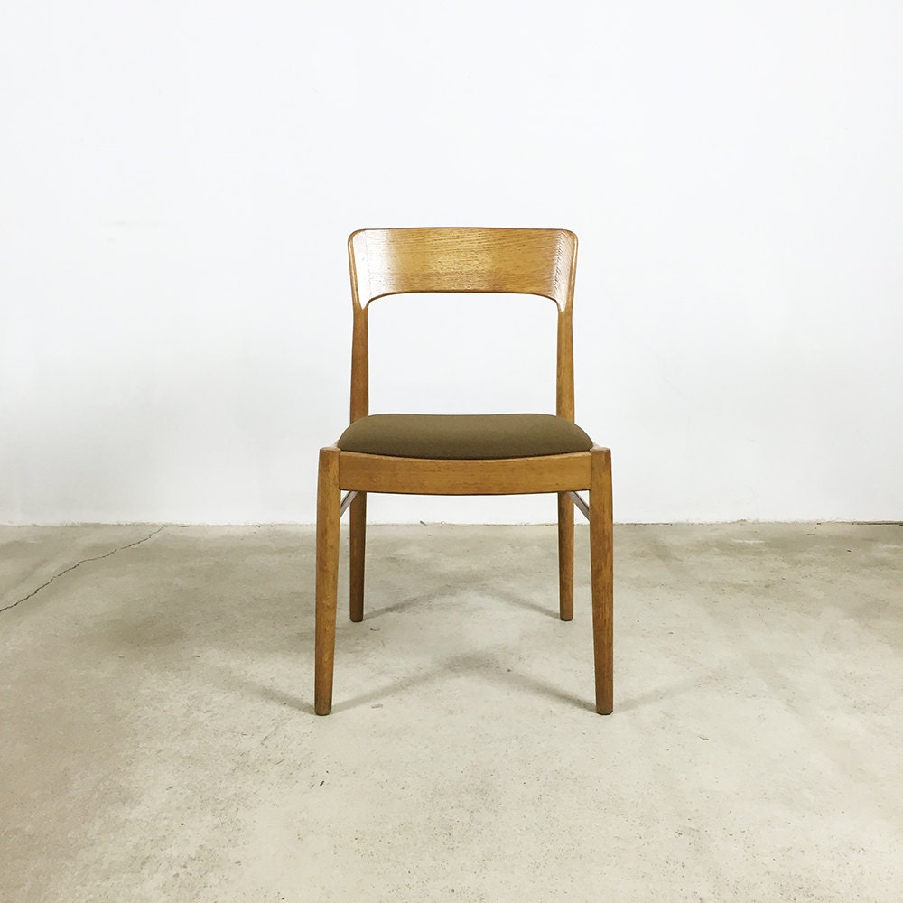 Set of 4 light oak dining chairs by K.S. Denmark by yourhomeplus