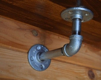 Industrial Pipe Shelf Bracket - Metal Pipe Shelf Bracket