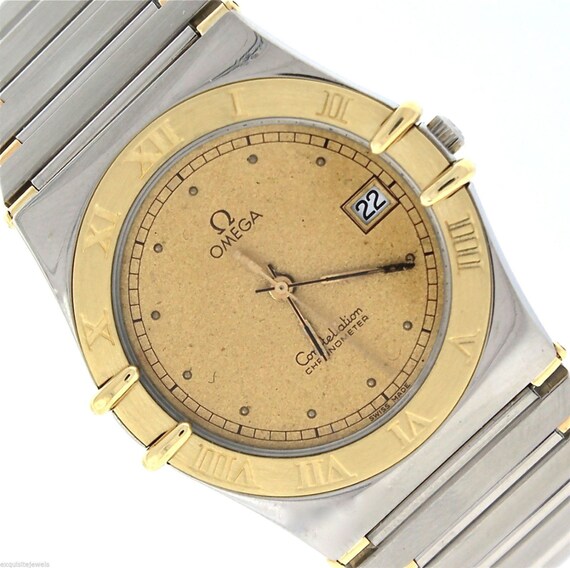 Vintage Men's Omega Constellation Quartz 18K Gold by exquisiteccj