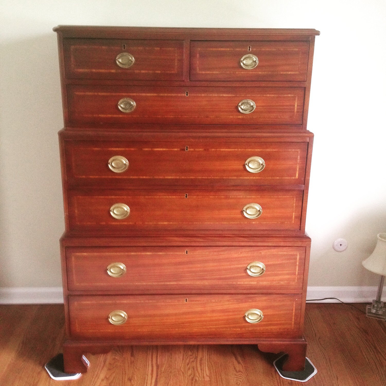 1940's vintage mahogany chest of drawers by paristothemoon05