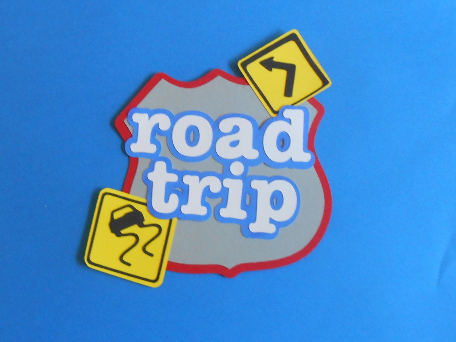 Road trip Title by GrandmasPaperCrafts on Etsy