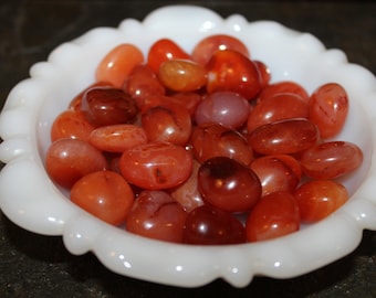 Carnelian -Tumbled Stone - Medium