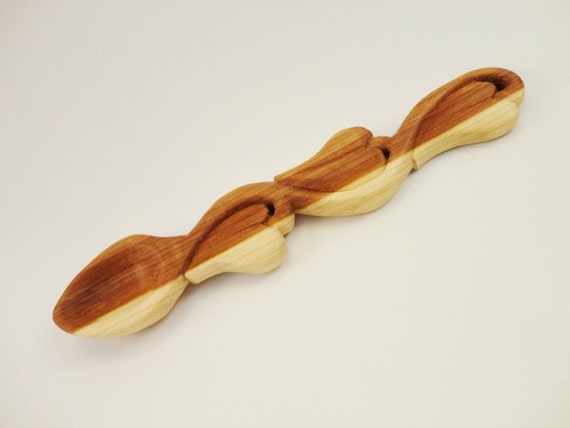 Celtic Love Spoon Hand Carved from Cedar