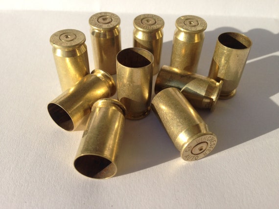 10 x 45 cal Once Fired Bullet Brass Casings by OODALOOPINTL