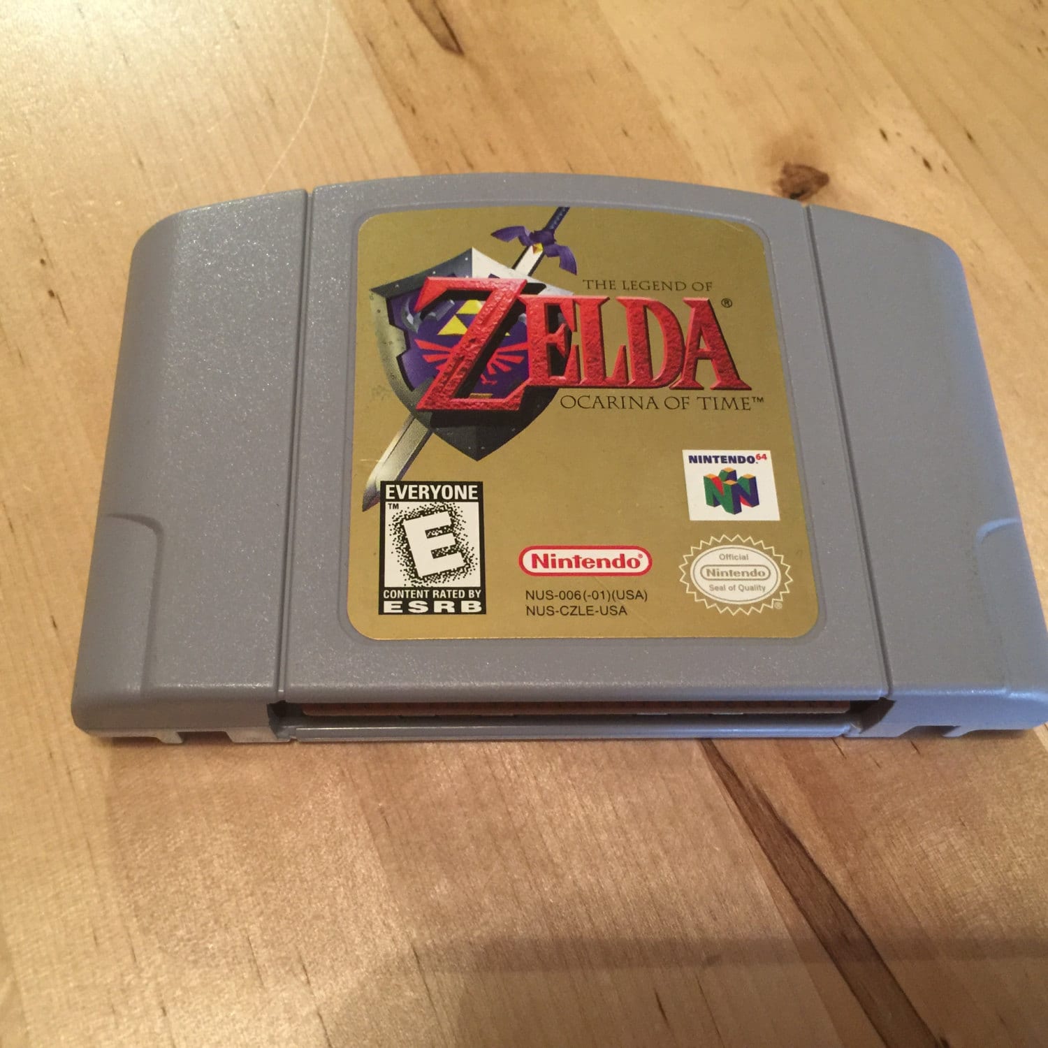 Zelda Ocarina of Time Game Cartridge by AppleseedCollectable