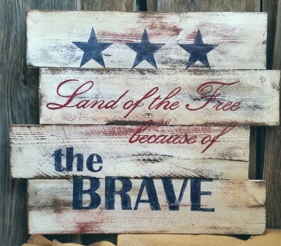 the land of the free because of the brave