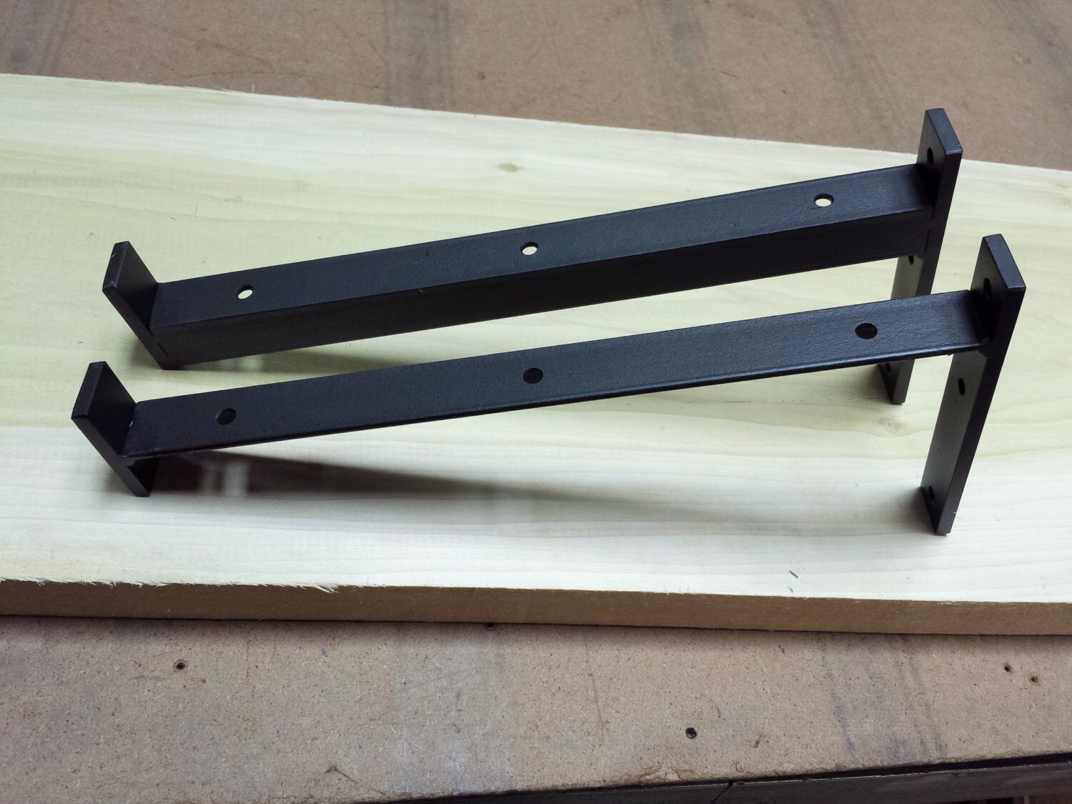 17 Industrial Heavy Load Shelf Bracket. Metal Angle by DVAMetal