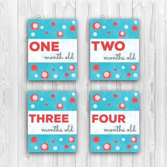 PRINTABLE Baby Milestone Cards/ INSTANT DOWNLOAD/ Photo Prop