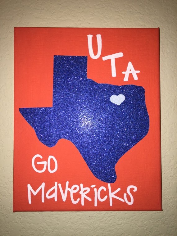 Items similar to University of Texas at Arlington Canvas Wall Art on Etsy