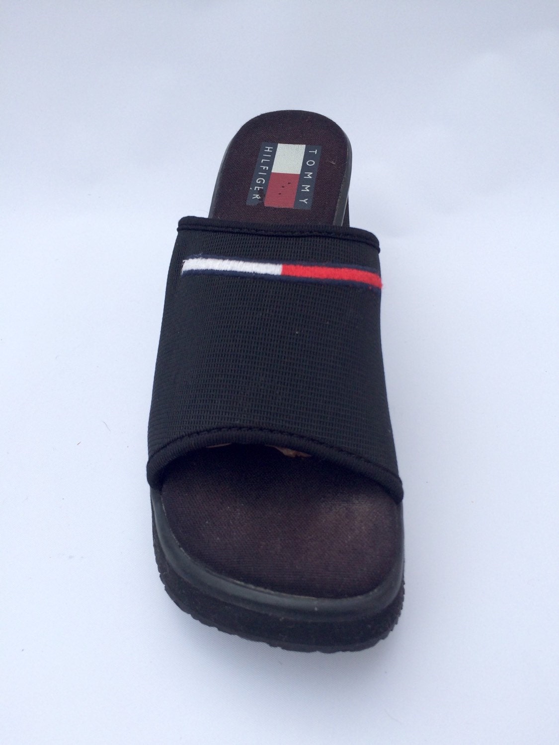 90's Tommy Hilfiger Chunky Slide Sandals sz 6