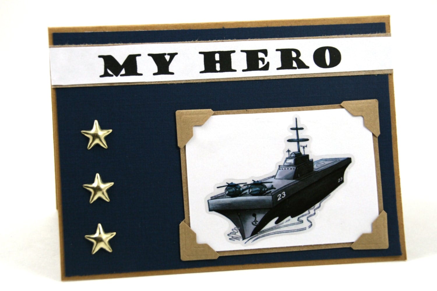 Navy Birthday Card Happy Birthday Navy Card USN Hero Card