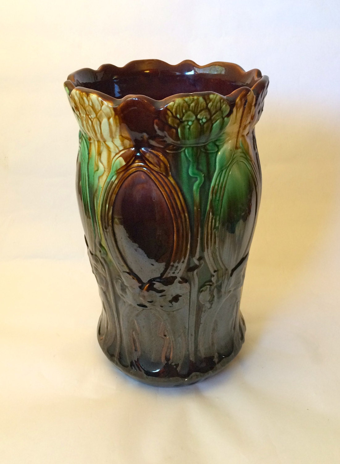 Art Nouveau Weller Pottery Umbrella Stand