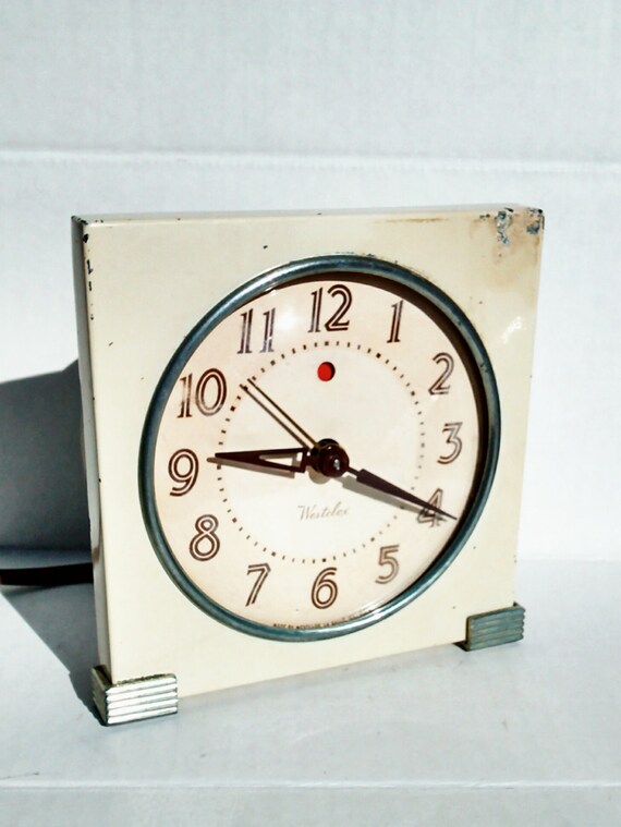 Vintage Electric WestClox alarm clock. by DustyTreasures1026