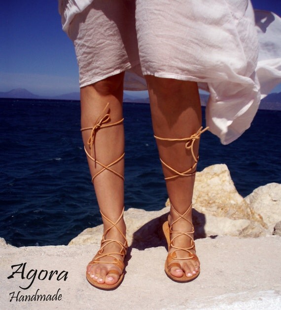 barefoot gladiator sandals