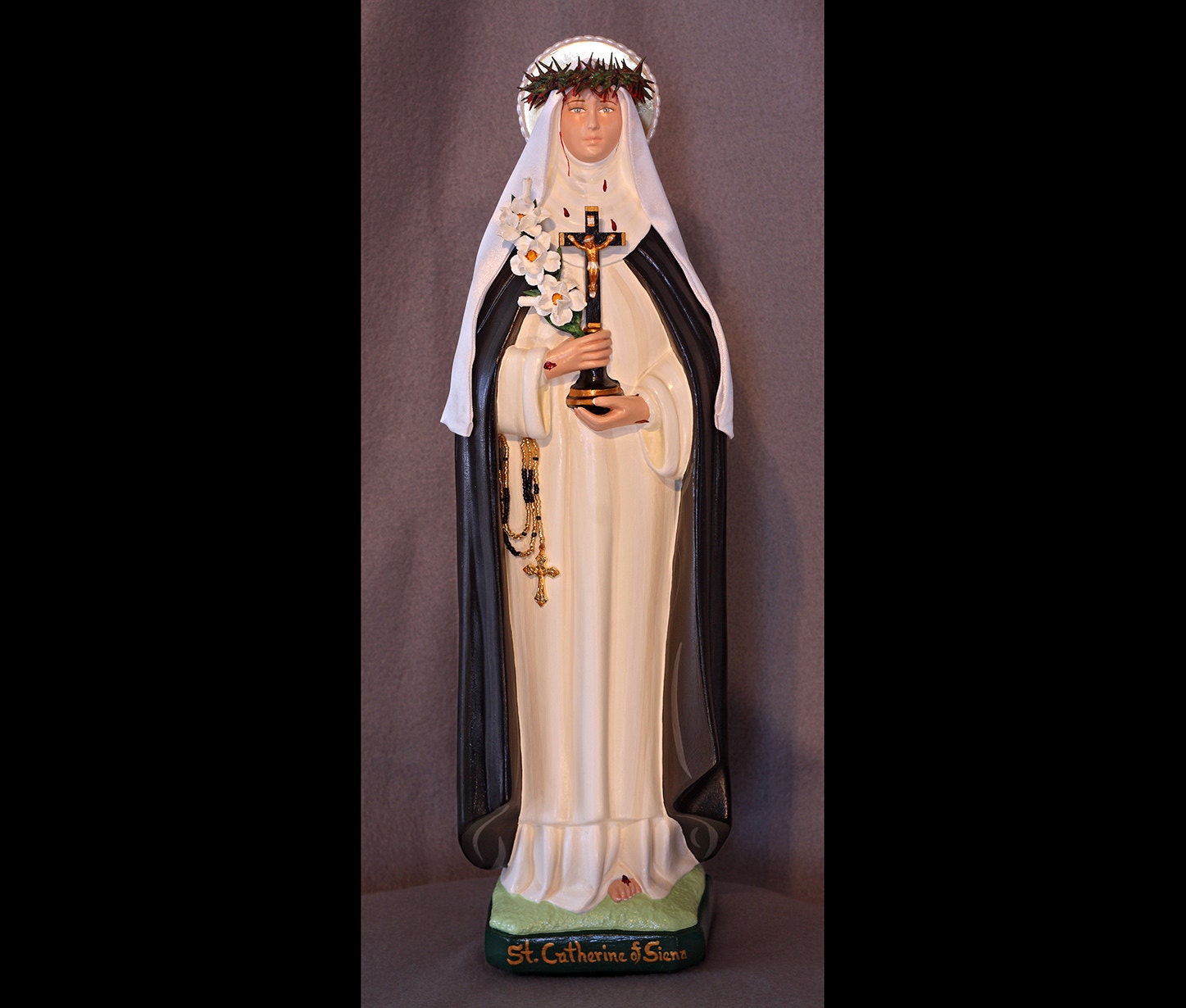 St. Catherine of Siena 18 Christian Catholic Statue