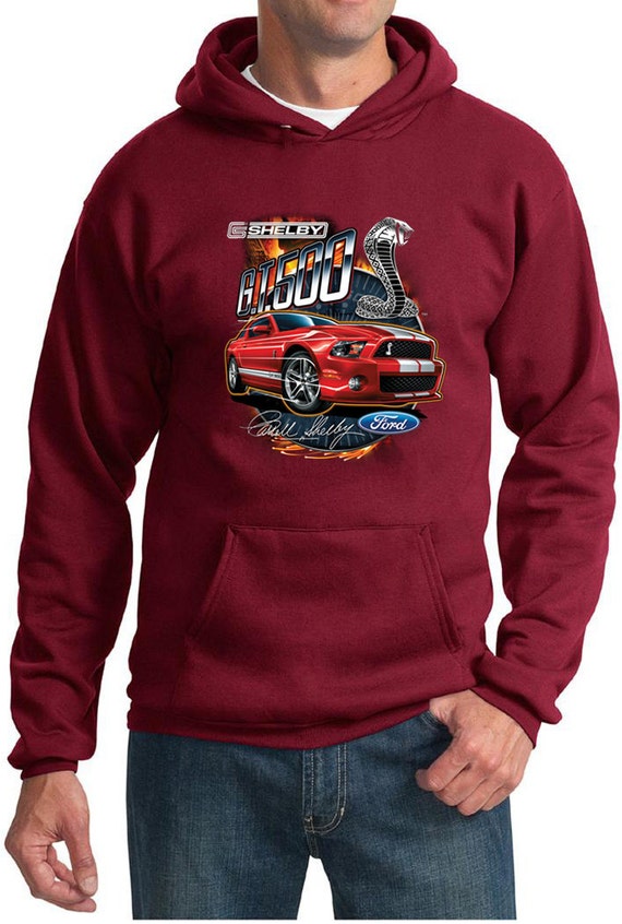 Red ford mustang hoodie #5