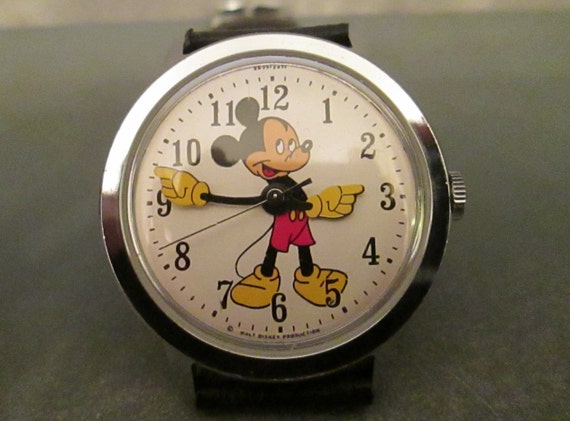 vintage timex mickey mouse watch